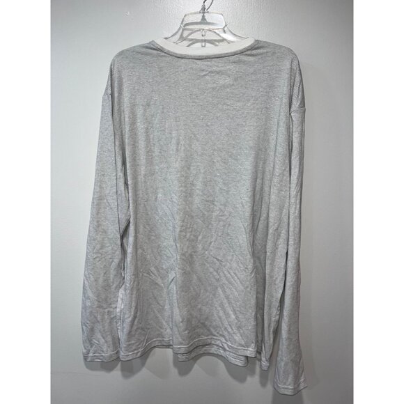 Goodfellow & Co Mens‎ Long Sleeve T-Shirt Size XXL Light Gray - Picture 3 of 8
